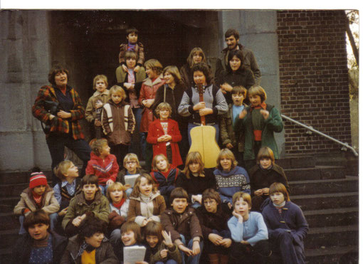 Nach Auftritten wie in der Anstaltkirche in Bedburg fand man gelegentlich auch Zeit für ein Gruppenfoto