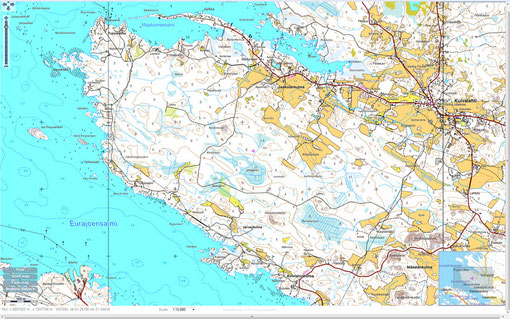 Kuivalahti area map