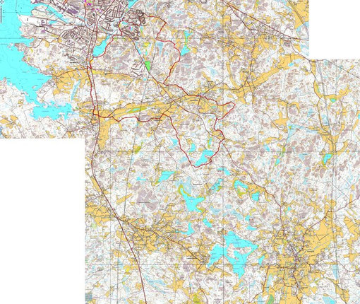 Rauma - 7 lakes - mountainbike - 2.5h