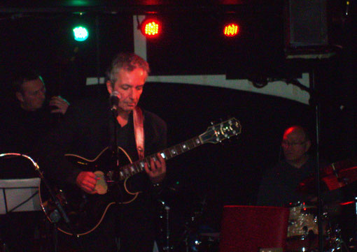 photo shows Jamie Moore, live at Pizza Express, Soho