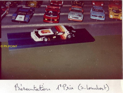 La Chevrolet Corvette gagnante en Production et au concours d'élégance avec Serge Lambert.