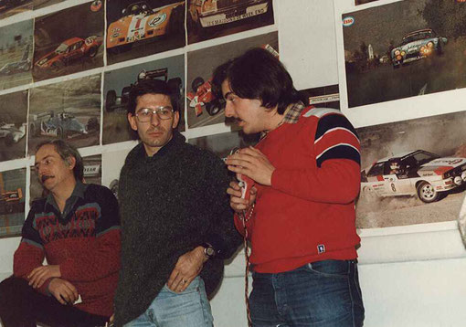 René Guélin, Jean-Pierre Antinoux et Christophe Peix.