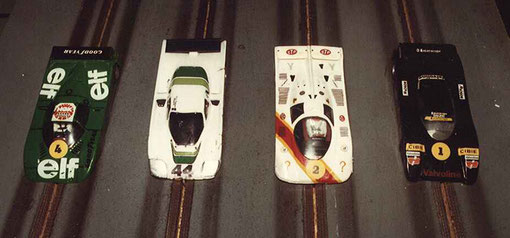 Sport-Europe série 4 : Alba Gianini Christophe Peix, Jaguar XJR5 Fred Warnant, Kremer CK5 Jean-François Mallet, Lola T600 Didier Dupuis