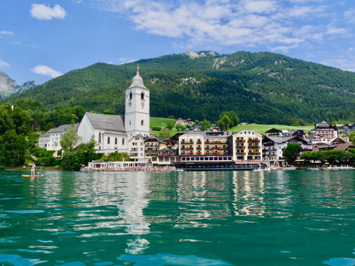 St. Wolfgang am Wolfgangsee Österreich Sehenswürdigkeit am Wolfgangsee