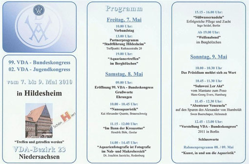 VdA Hildesheim 2010 Programm