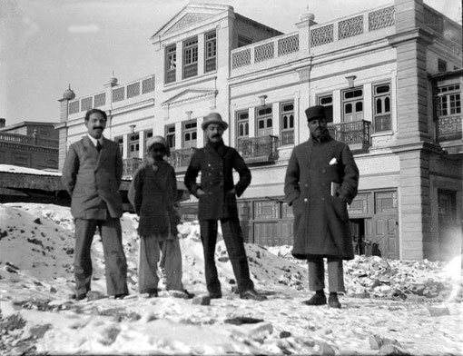 MSI Collection ; India - Rusi standing far left , Pendu Irani wearing light hat