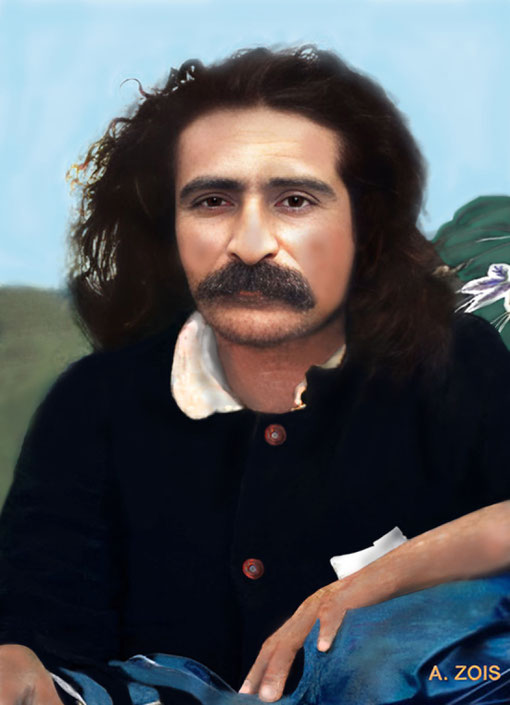 1927, 19th September -Meherabad, India. Image rendition by Anthony Zois.