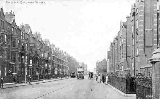 Beauford Street Chelsea -  early 1900s