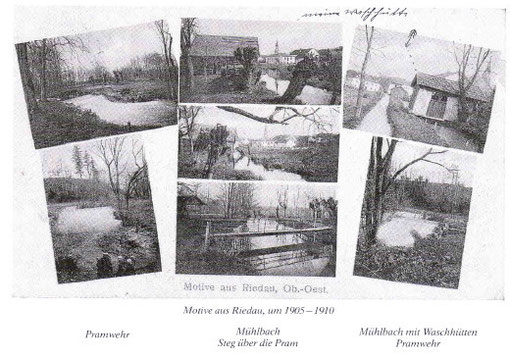 Motive aus Riedau, um 1905 - 1910