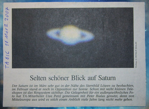 Saturn März 2007