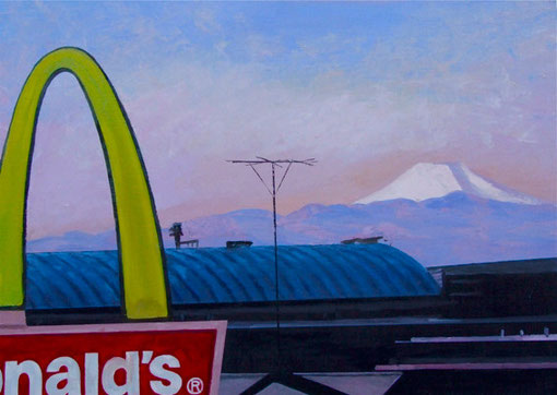 Fuji, 2011, 530×727mm, Oil on canvas