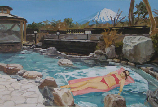 Fuji, 2013, 400×600mm, Oil on canvas