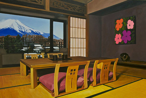 Fuji, 2012, 1343×1940mm, oil on canvas 