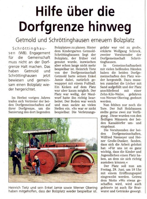 Lübbecker Kreiszeitung vom  26.06.13