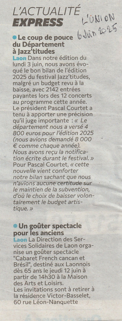 L Union 6 juin 2025