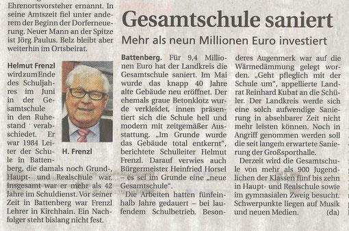 Frankenberger Zeitung 30.12.2011