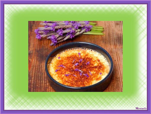 Crème brûlée à la lavande