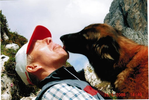 Dietmar und Fanell in den Bergen in Südtirol (D. Küttner)