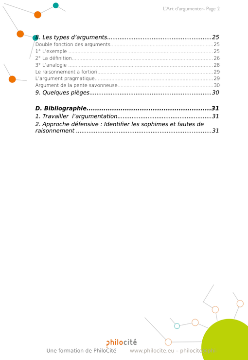 L'art d'argumenter. Philo cité. Argumentation. PDF gratuit. Pratique philosophique. Philosophie pour enfants. Se former à la philosophie.