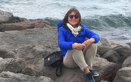 Helga Vogg am Meer