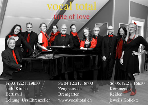 Vocal Total Flyer Weihnachtskonzerte