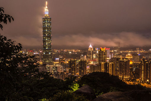 Taipei101 seen from Elephant hill