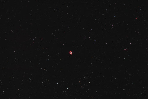 M57 bei einer Brennweite von 1000mm an einem 8" Newton aufgenommen