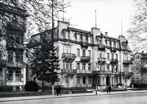 Ehemaliges Hotel Bristol und heutiges Wohnhaus, Ludwigstraße 19, Foto: Sammlung Jürgen Wegener 