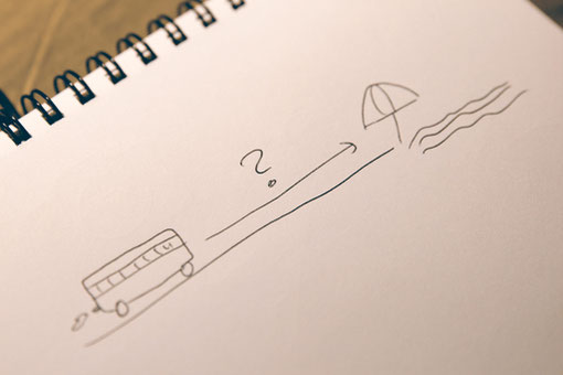 Visual dictionaries and drawings abroad
