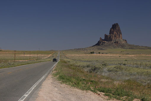 Highway close to Monument Valley