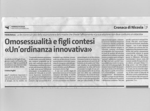 Giornale di Sicilia-Mercoledì 29 dicembre 2010