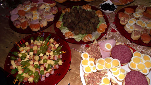 Silvesterbüffet privat 2013/2014