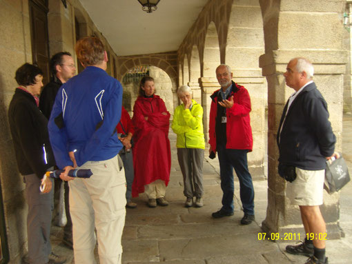 Spiritueller Rundgang mit Pilger/innen in Santiago de Compostela