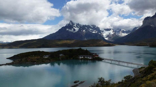Patagonien, Blick auf den See