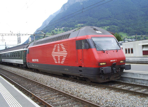 Sargans am 08. Juni 2008 mit dem IR 777