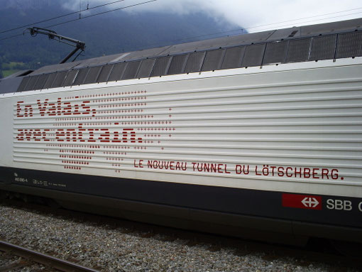 Sargans am 26. Juni 2008 mit dem IC 553