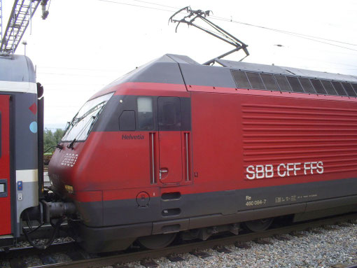 Sargans am 16. Juni 2008 mit dem EC 7