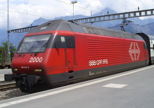 IC 578 in Sargans am 09. Juni 2008