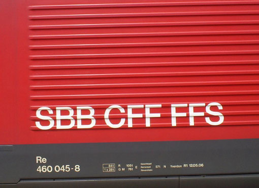 IC 578 in Sargans am 09. Juni 2008