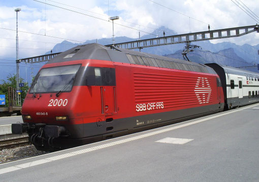 IC 578 in Sargans am 09. Juni 2008