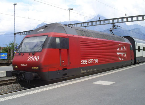IC 578 in Sargans am 09. Juni 2008