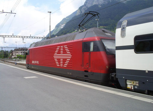 IC 578 in Sargans am 09. Juni 2008