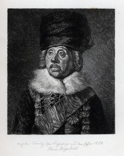 Hans Meyer Portrait Hans Joachim von Zieten