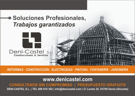 Deni-Castel SL Construcciones & Servicios - Flyer 2013