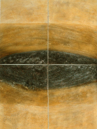 Ojo - Tierra, 2006, 160 x 120cm (4x 80x60 cm), auf Leinwand