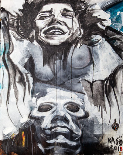 Der große und der kleine Tod 90x70cm