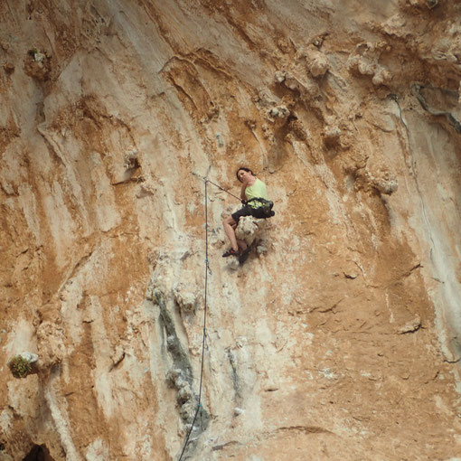 Denise Sigg auf Kalymnos