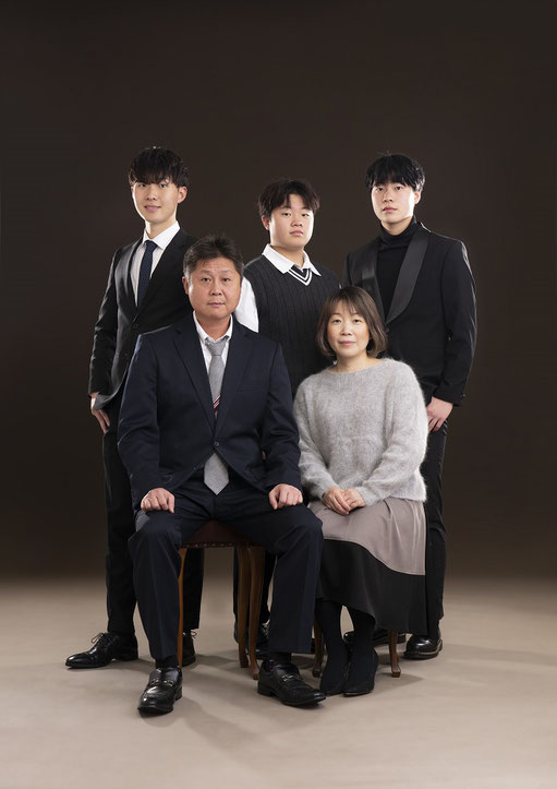 家族写真 正統派