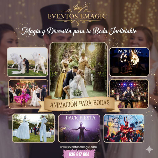 contratar animacion para bodas en cadiz