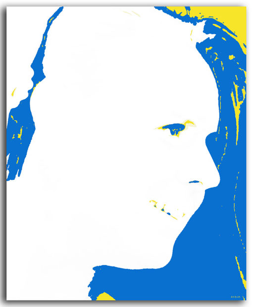 Digital Art painting of a portrait of a woman